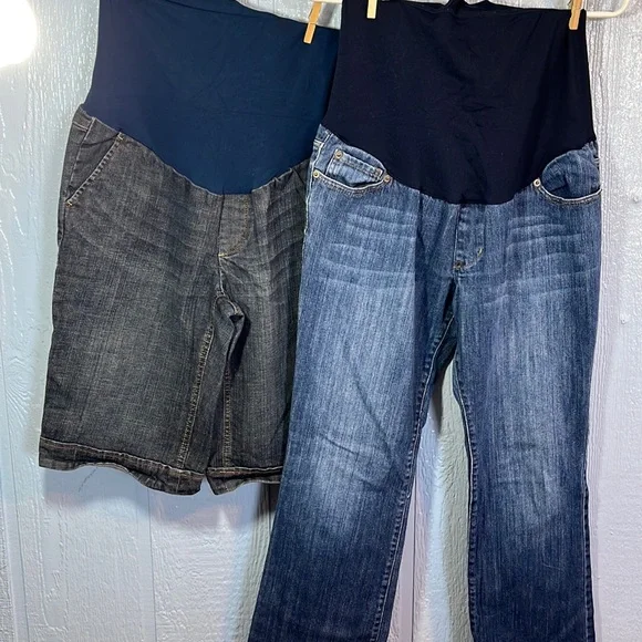 5 for $10 💜 Maternity pants and shorts bundle - Picture 1 of 10